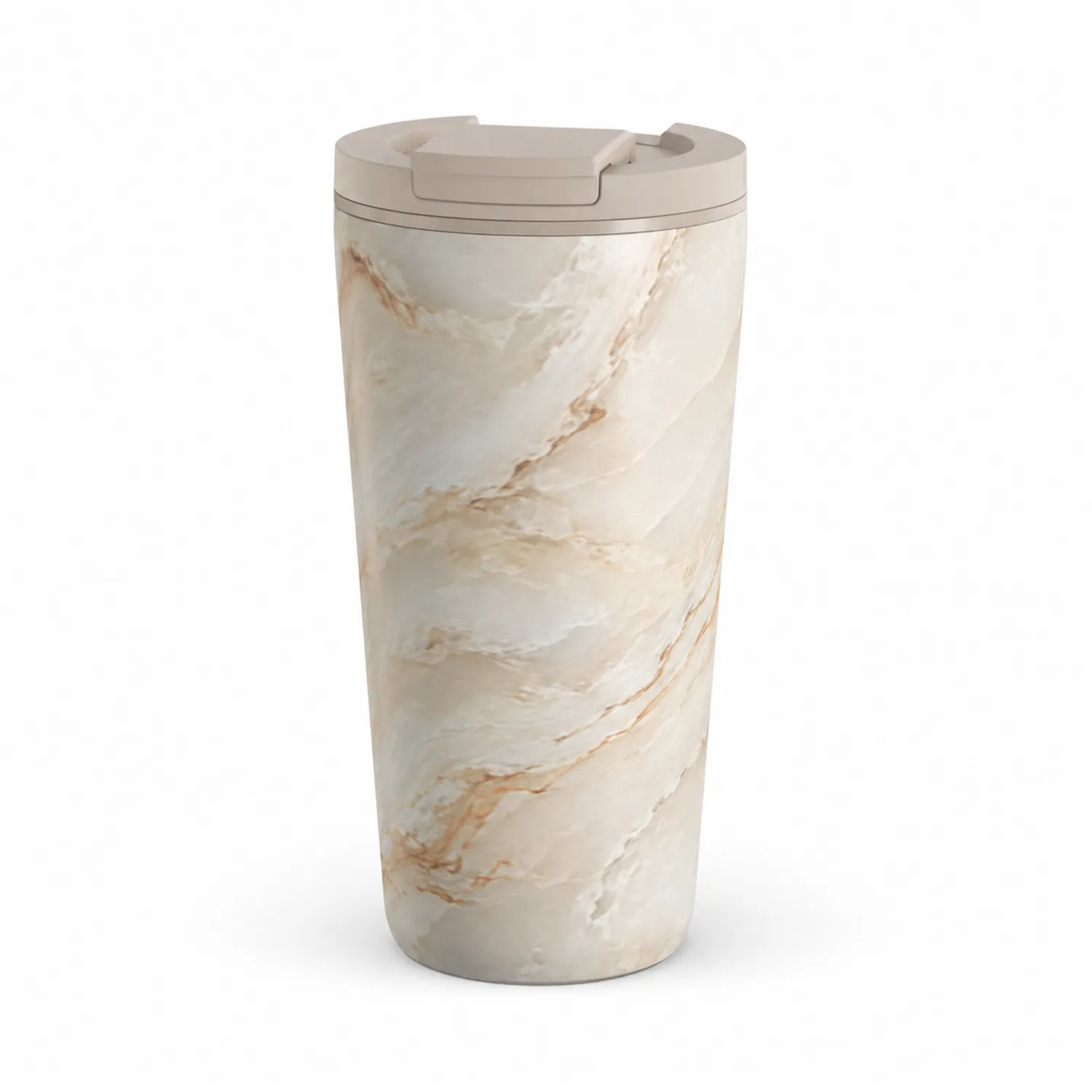 Gobelet Isotherme Marbré 350ml Beige