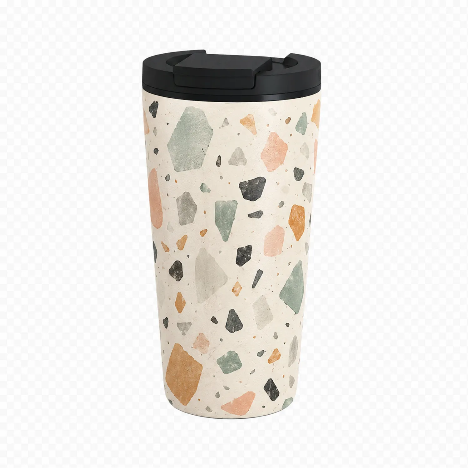 Tasse de Voyage Isotherme avec Motif Terrazzo 350 ml