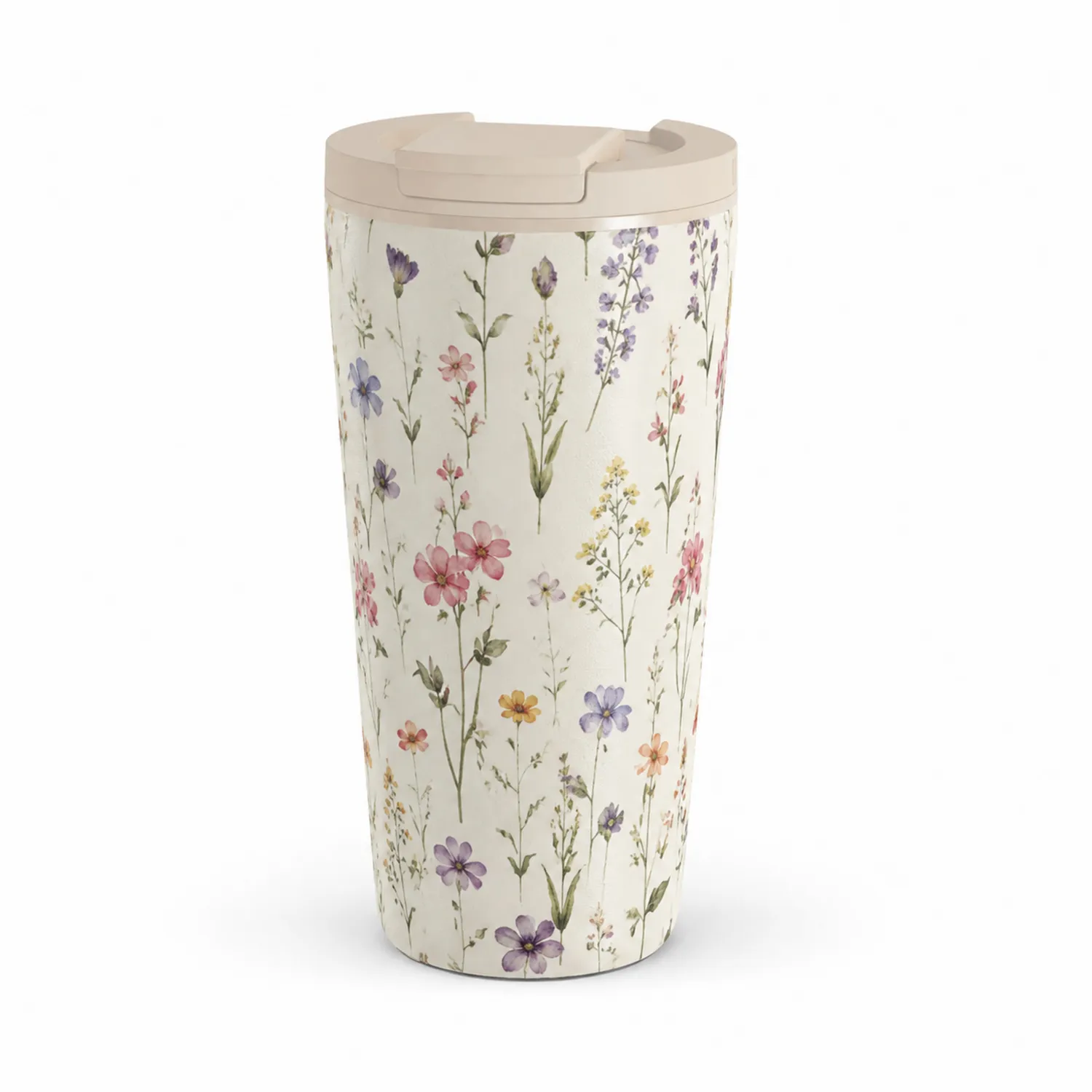 Gobelet réutilisable à motifs floraux 400ml