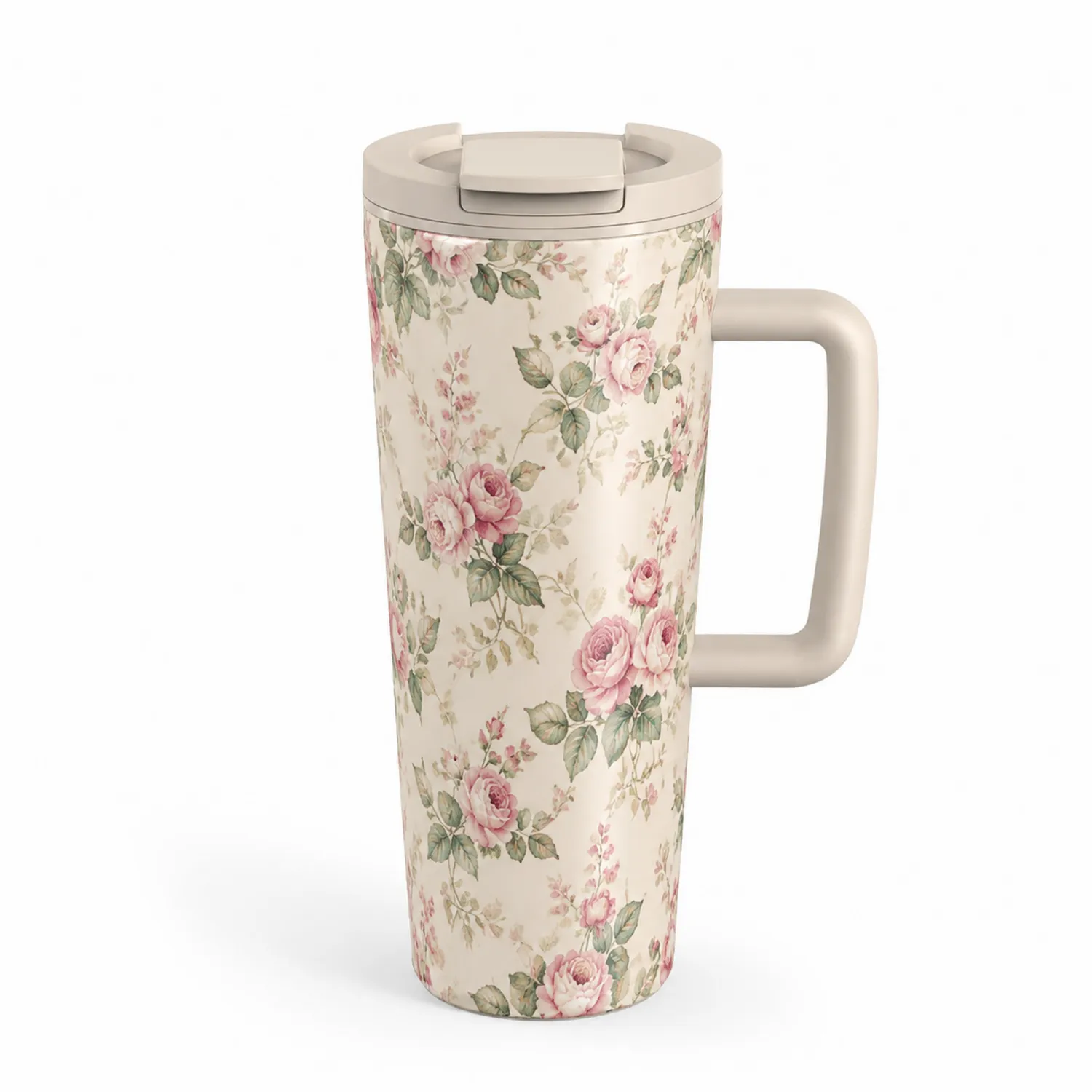 Mug Thermique avec Motif Floral 400ml