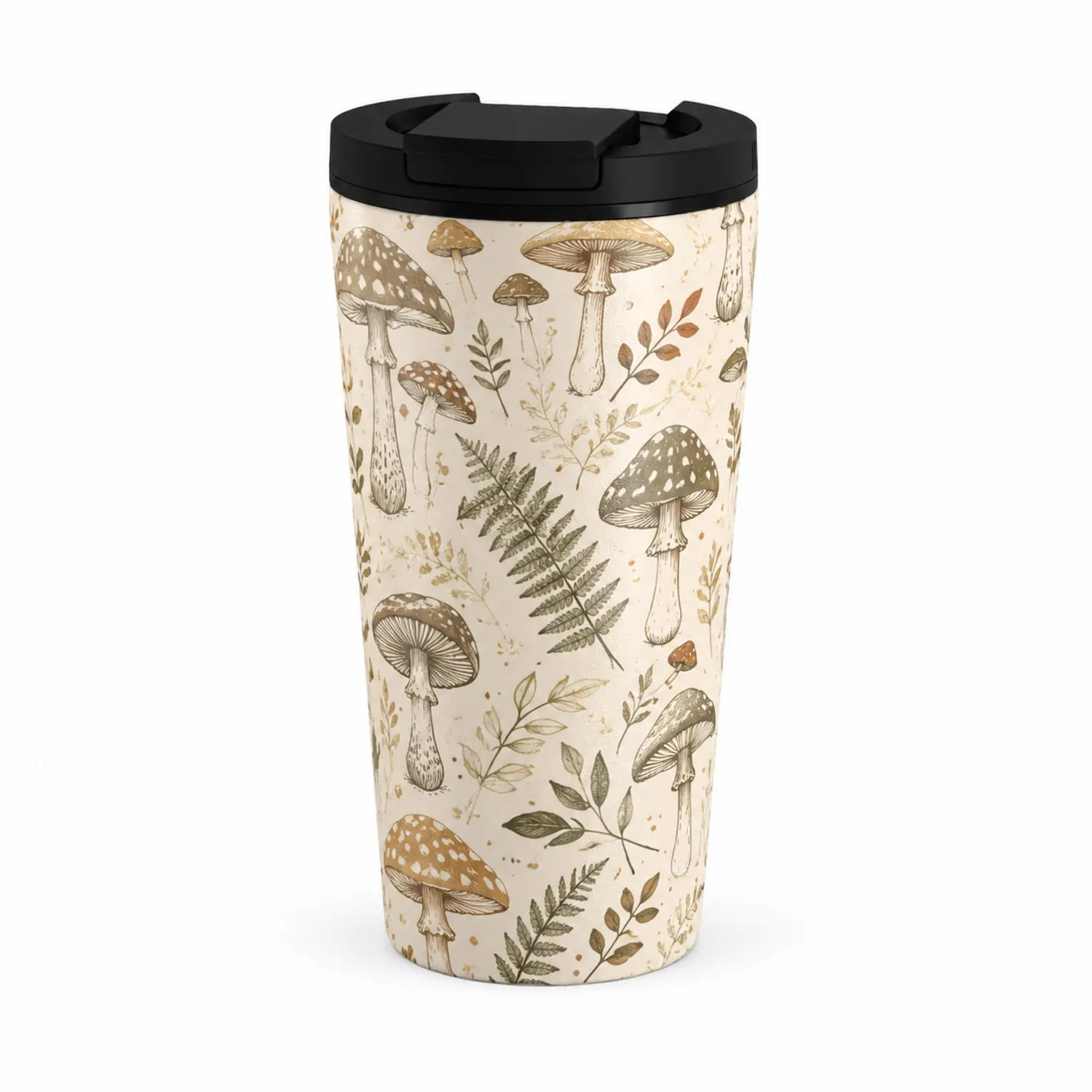 Gobelet isotherme motif champignon 400 ml