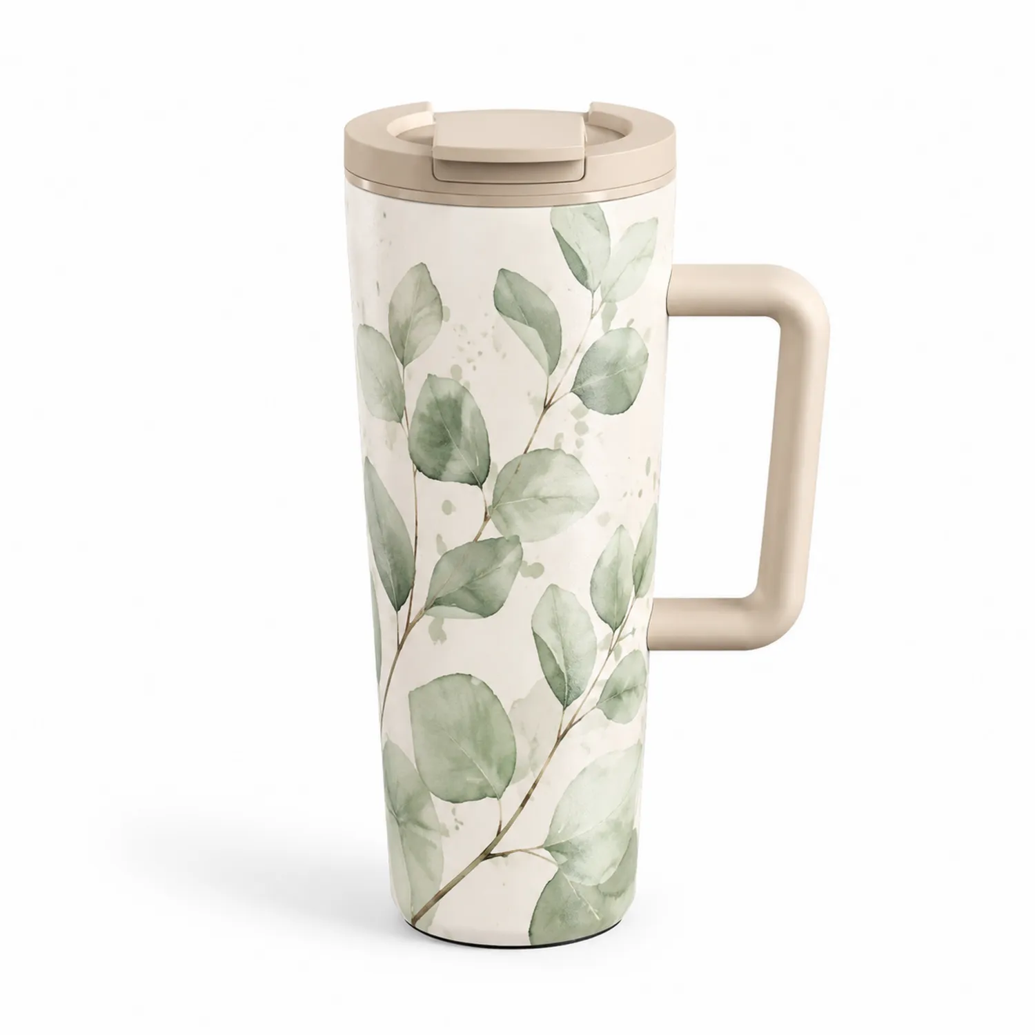 Mug Thermique à Motif Feuilles 470ml