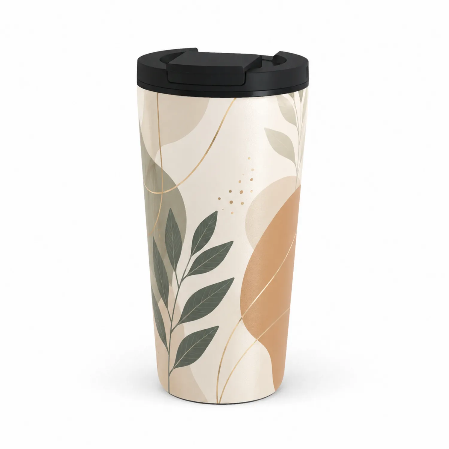Tasse de Voyage Isotherme 500ml Motif Feuillage