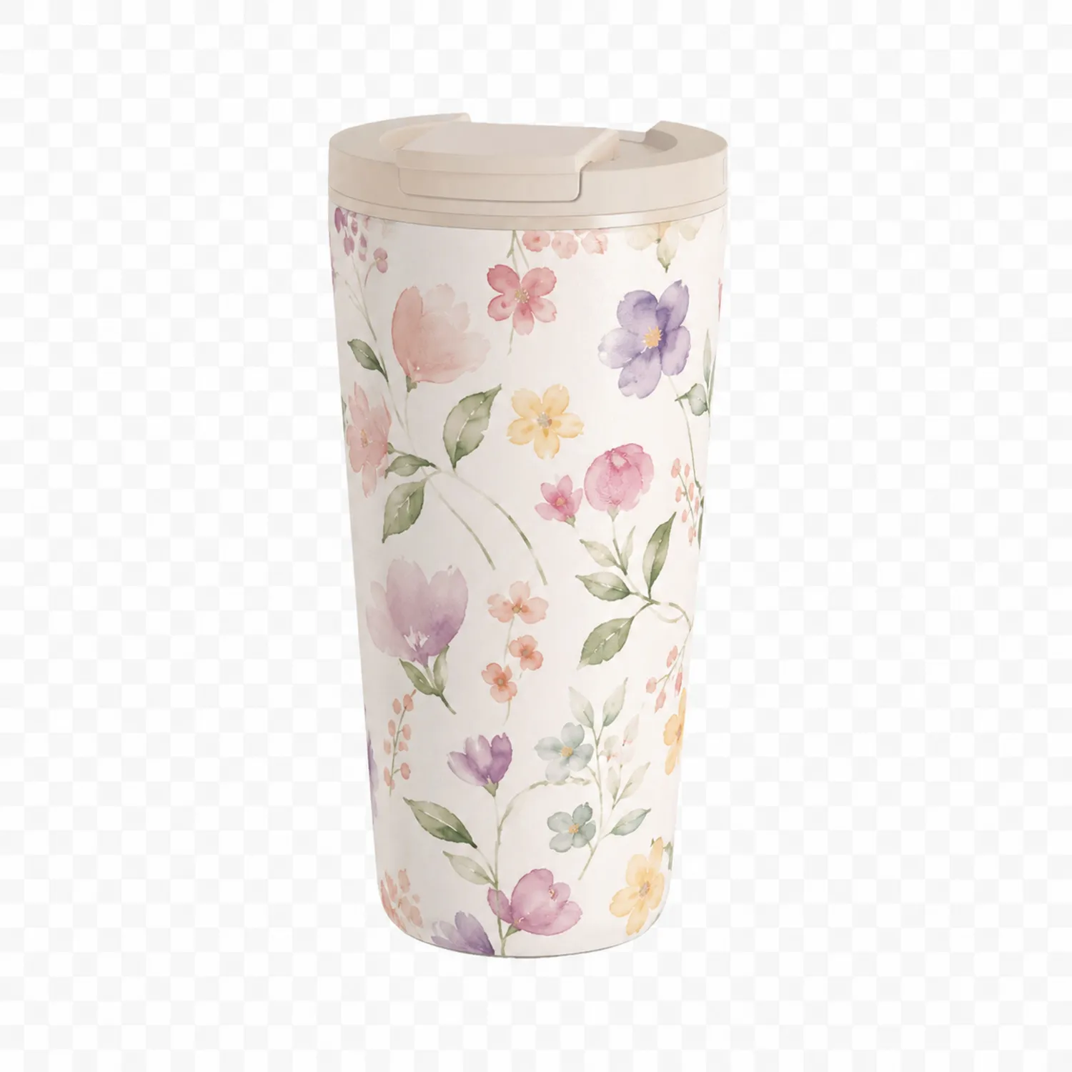 Gobelet isotherme à motif floral 400ml