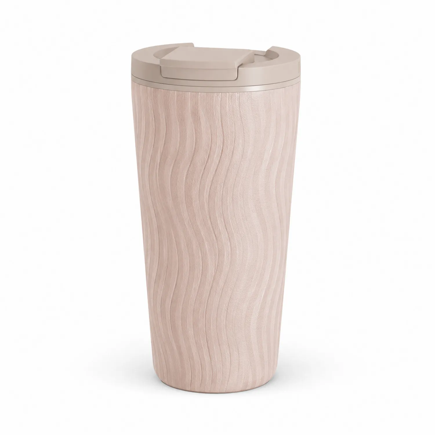 Mug Isotherme Texturé 450ml Beige