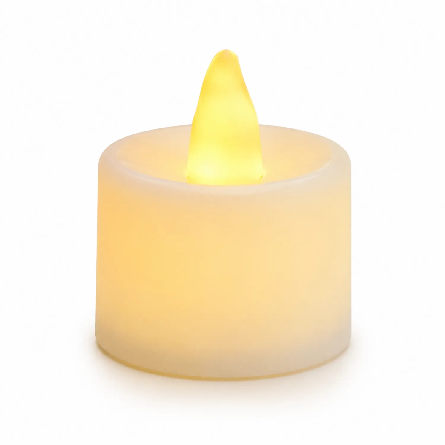 Bougie LED sans flamme crémant