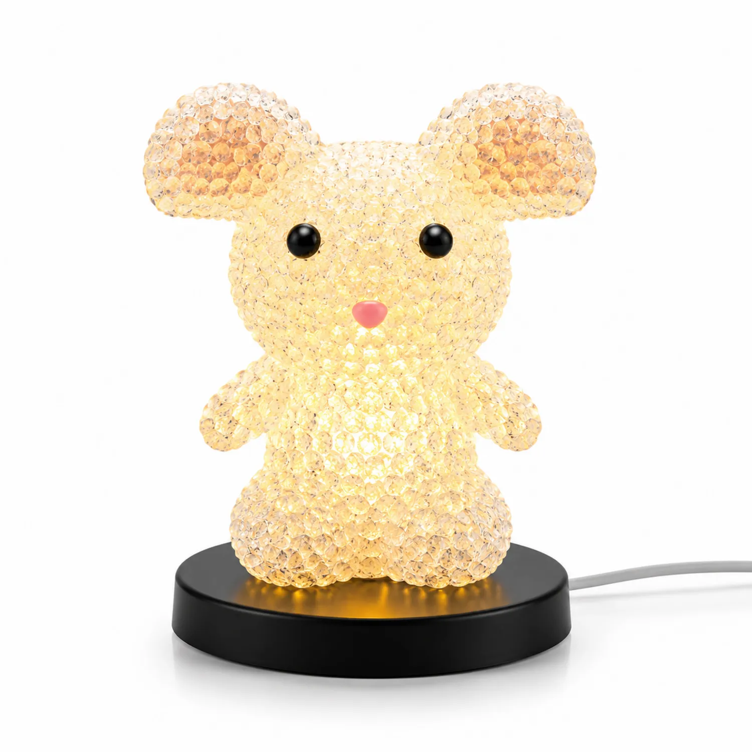 Veilleuse Enfant Motif Souris LED Jaune