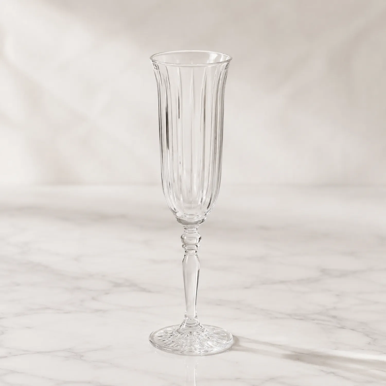 Verre à champagne flûte transparent 21 cm 200 ml