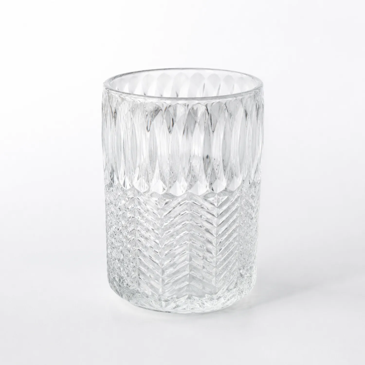 Verre en cristal texturé 350ml transparent