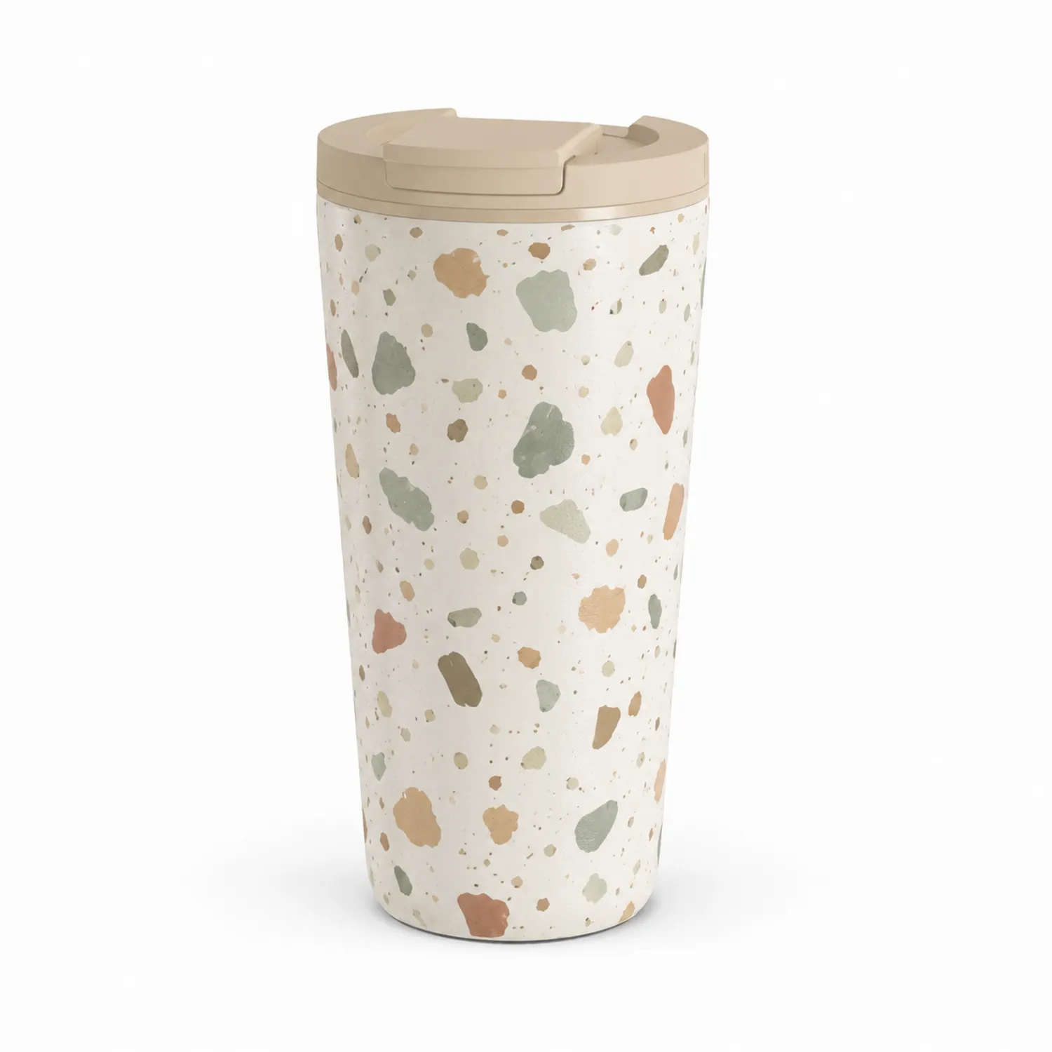 Tasse de Voyage Isotherme Terrazzo Multicolore 500ml