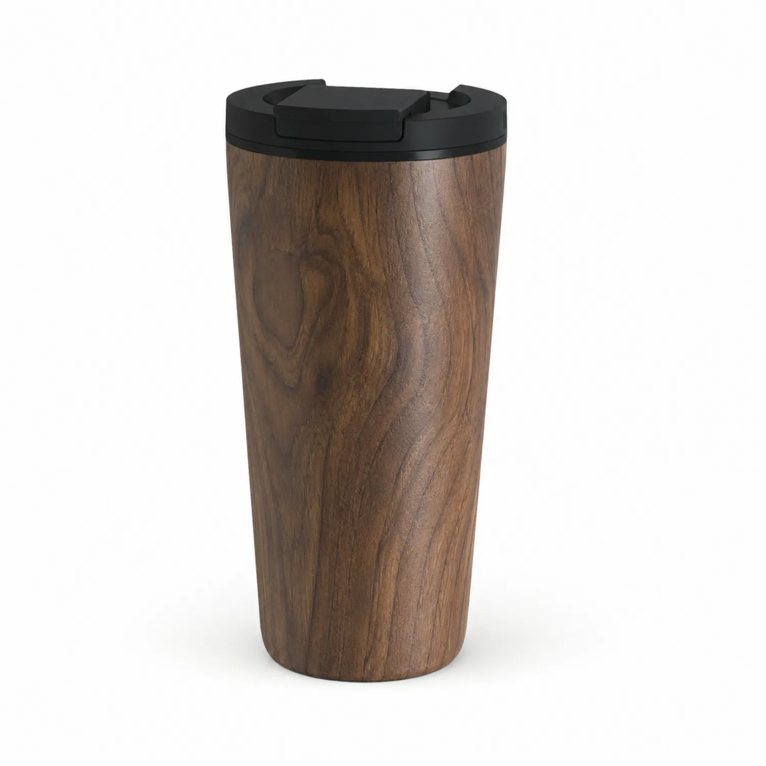 Mug Isotherme Style Bois 500ml Brun