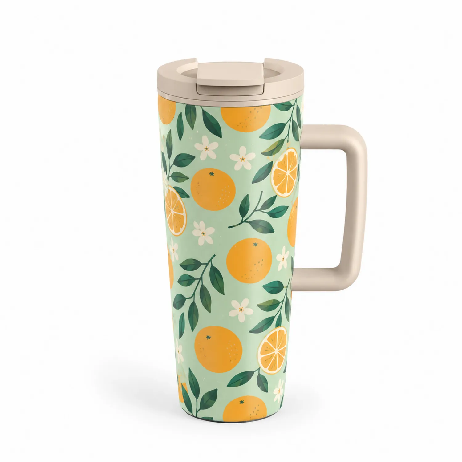 Tasse de Voyage Isotherme 500ml Motif Orange