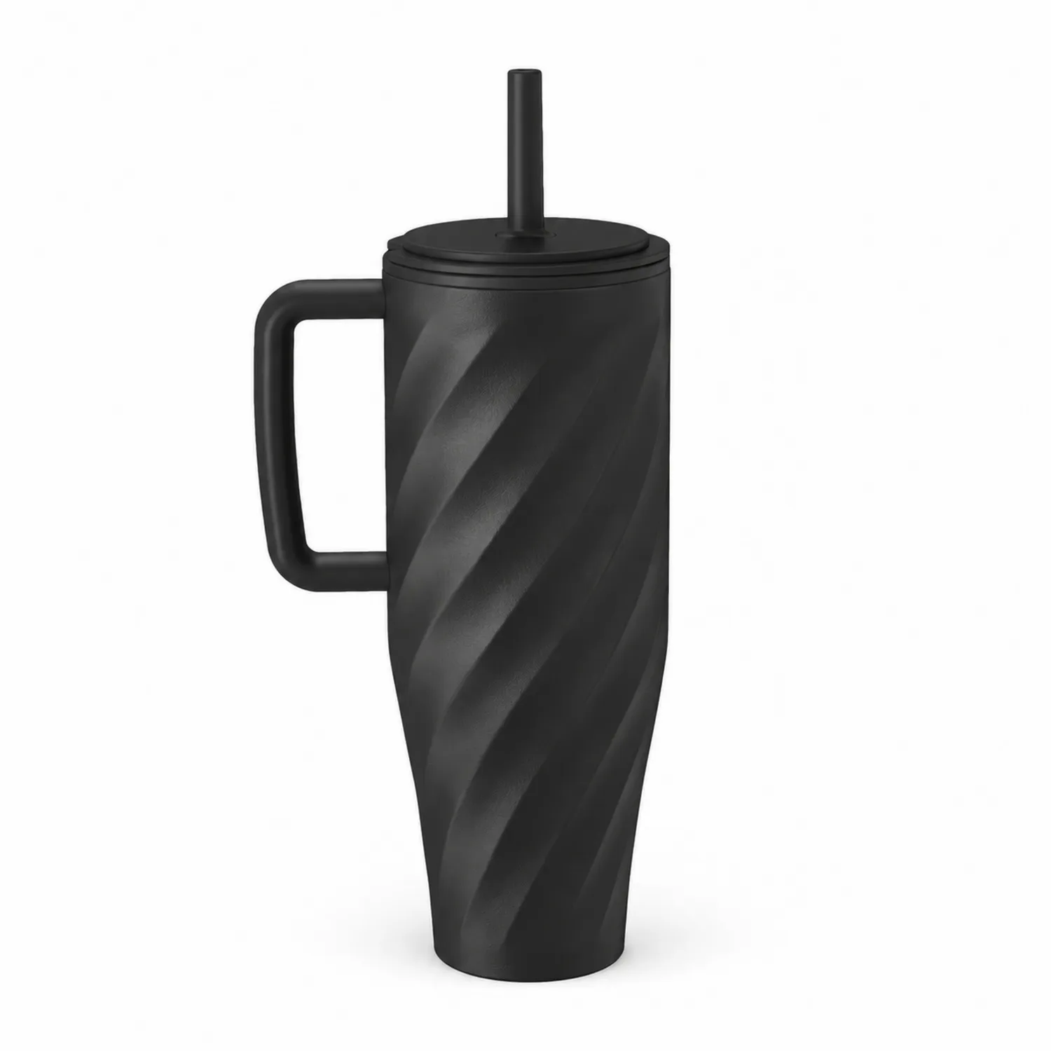 Gobelet isotherme avec paille 710 ml noir