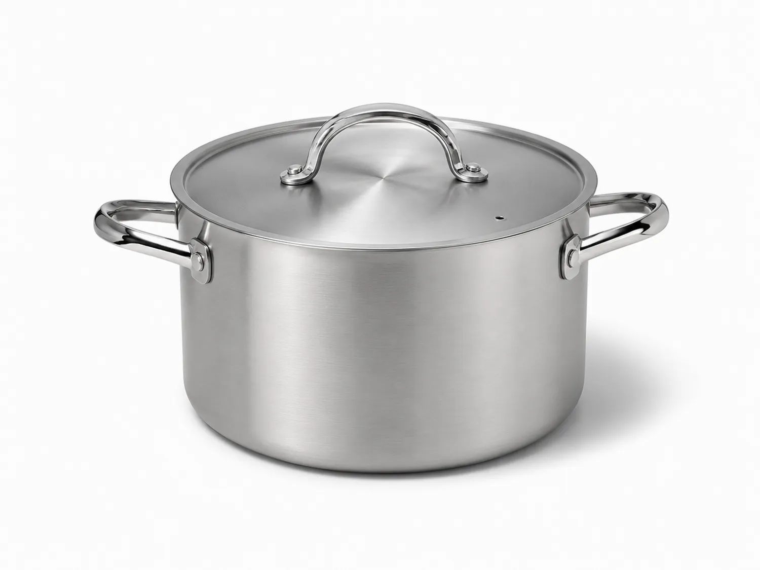 Faitout en acier inoxydable avec couvercle 10L - Argent