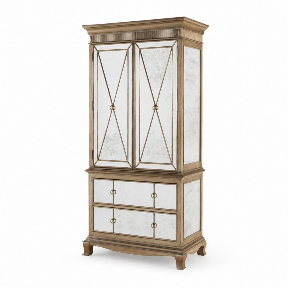 Armadio in Legno e Specchi