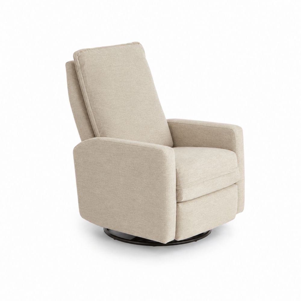 Poltrona Reclinabile in Tessuto Poliestere Beige