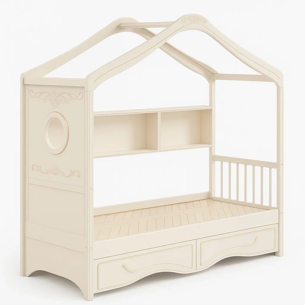 Bett,Bett mit Bettkasten-Decoravuno
