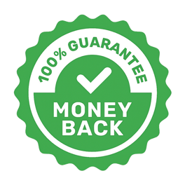 Money back guarantee seal