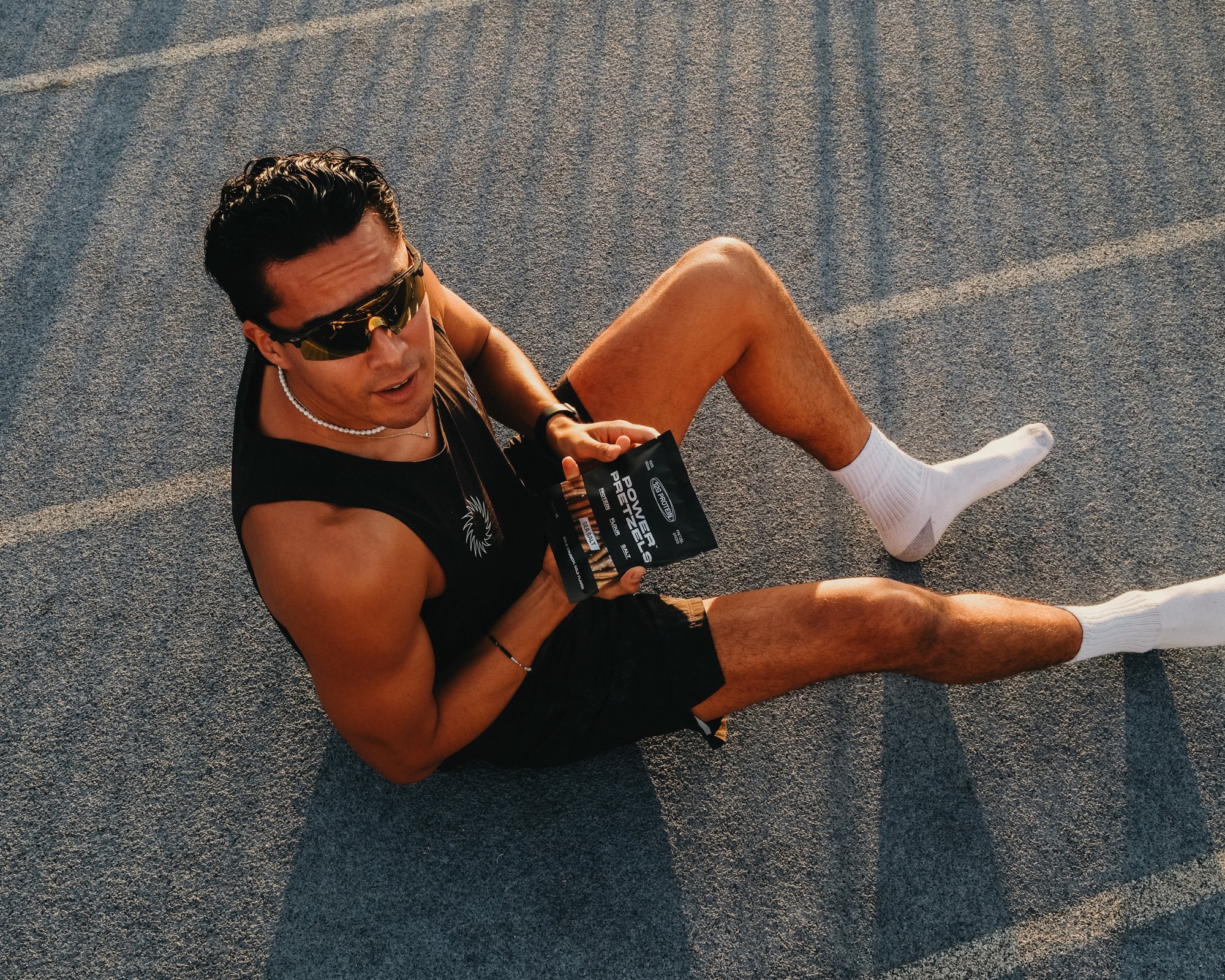Runner with Power Pretzels