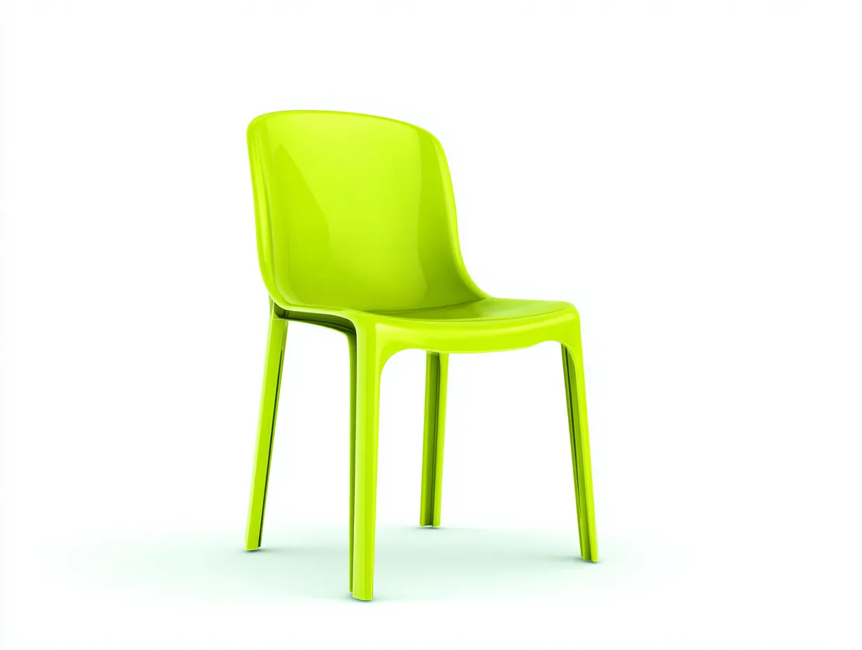 Sillón de ocio plástico 60x56x83 cm - verde - respaldo perforado para exterior