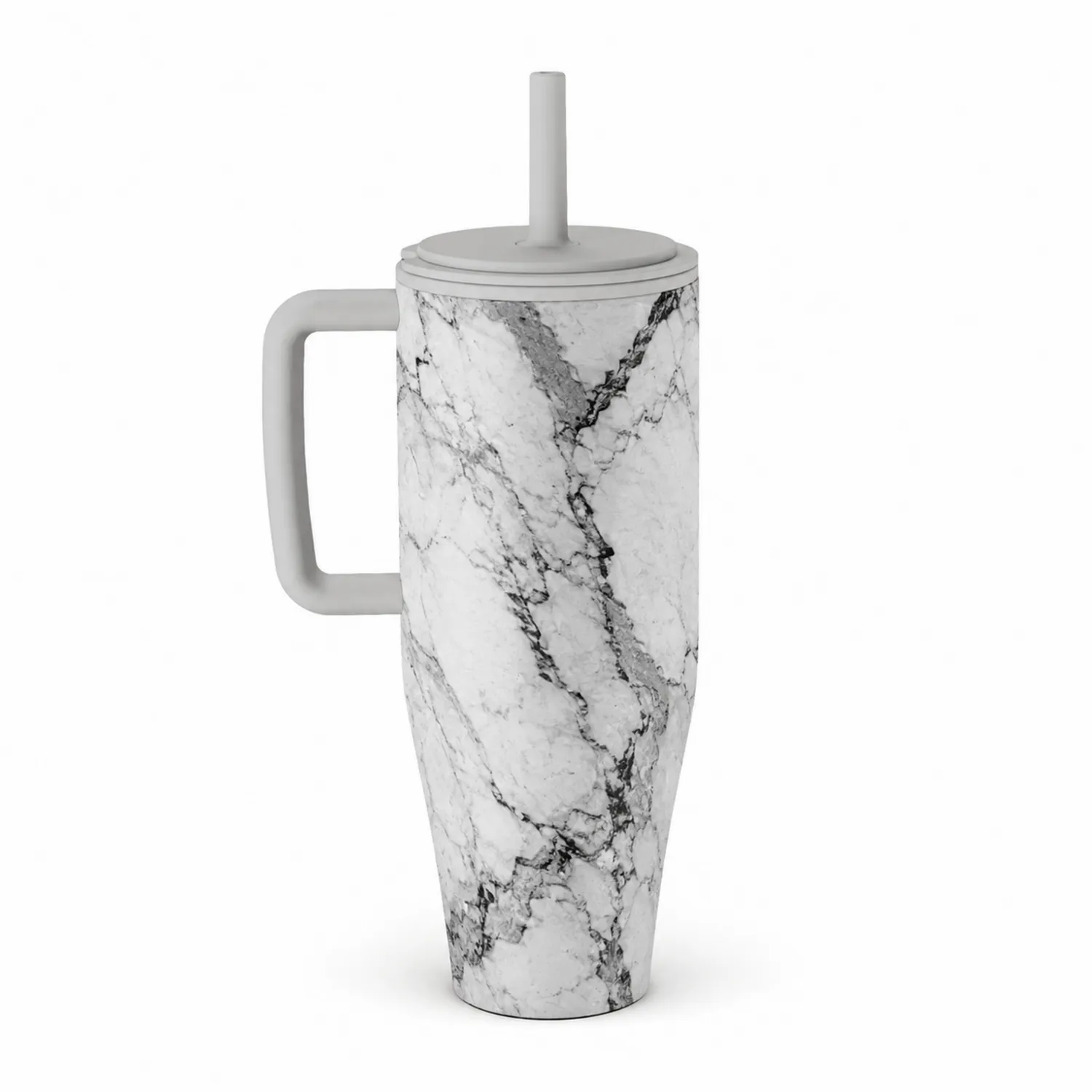 Thermobecher mit Griff 500ml Marmoroptik-Qiralume