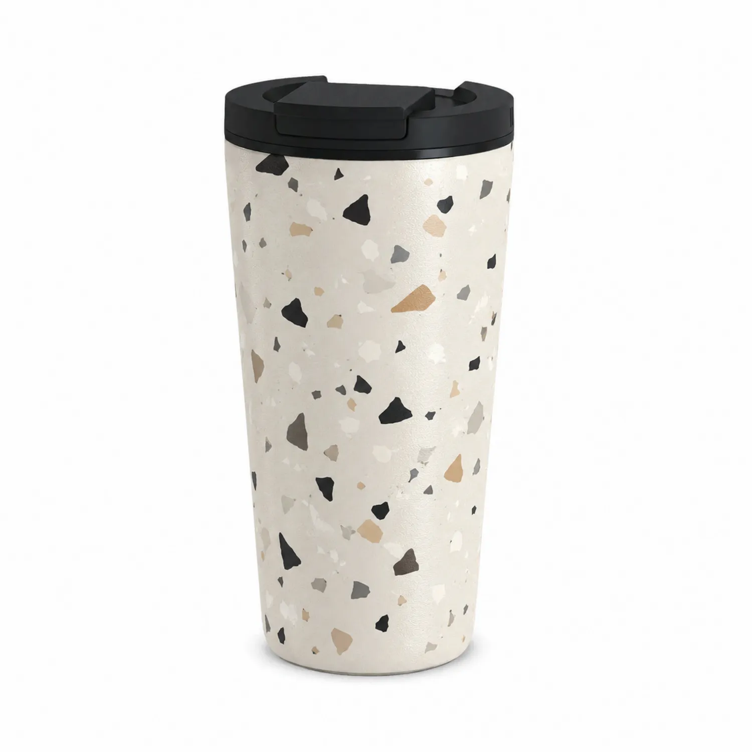 Thermobecher mit Terrazzo-Muster 450ml-Qiralume