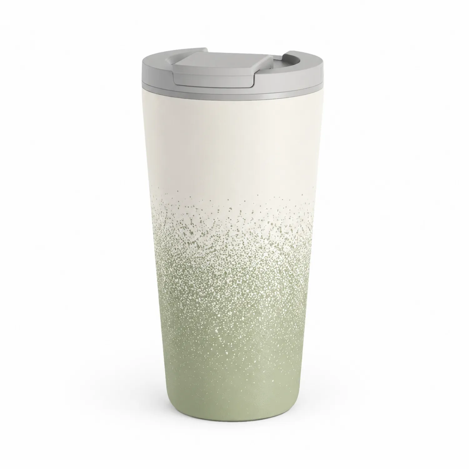 Thermobecher 350ml Grau/Grün-Qiralume