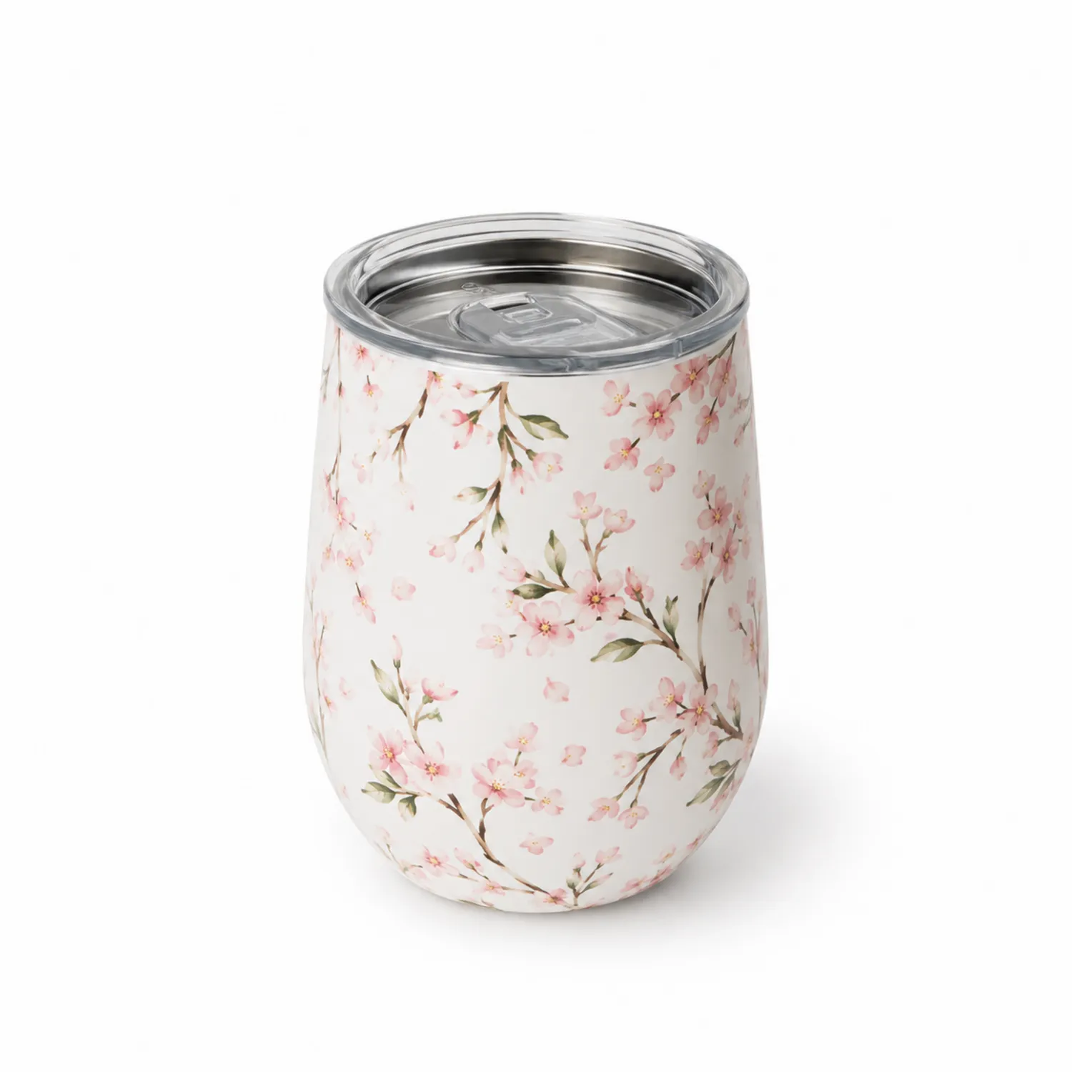 Thermobecher mit Kirschblütenmuster 350ml-Qiralume