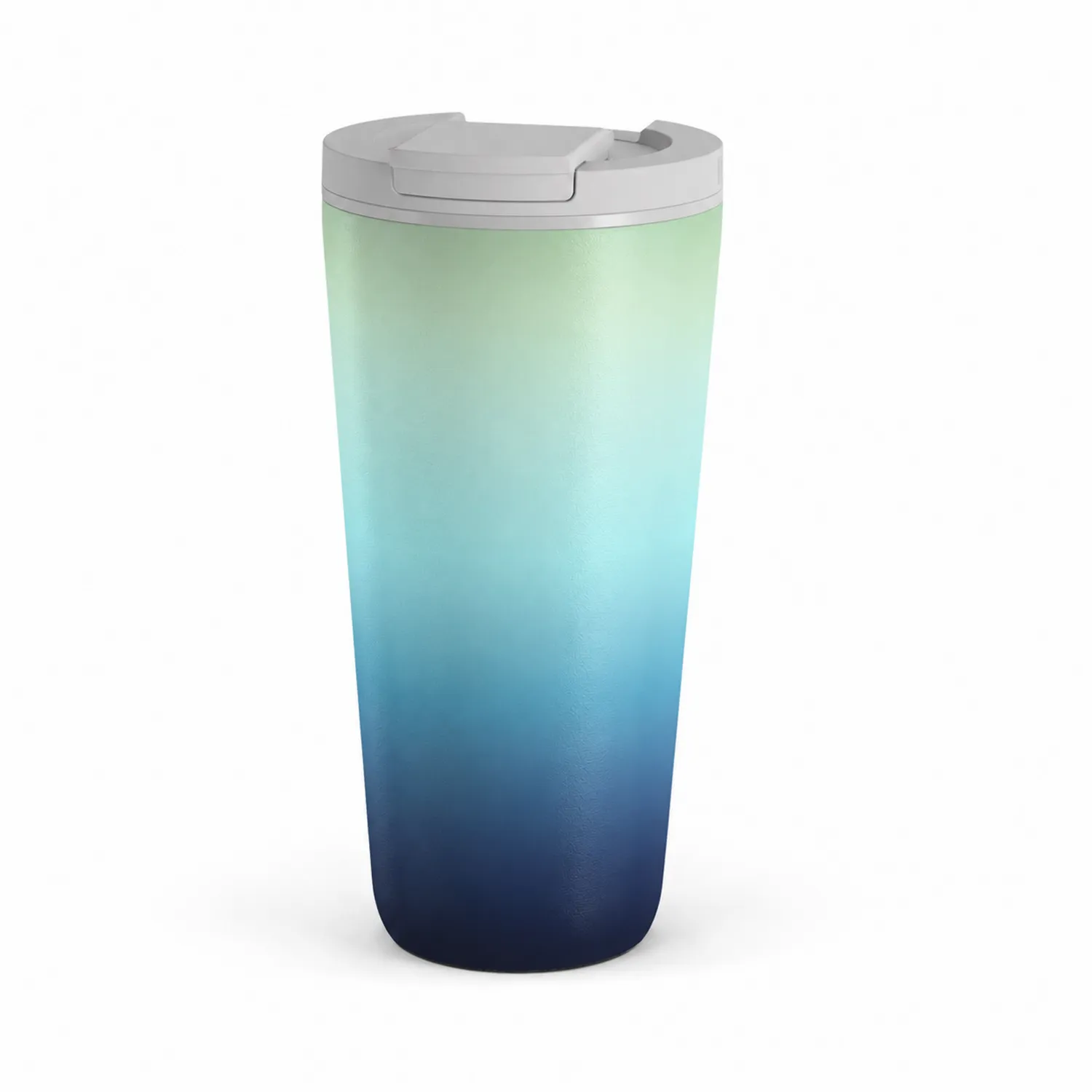 Thermobecher 450ml Farbverlauf Blau/Grün-Qiralume