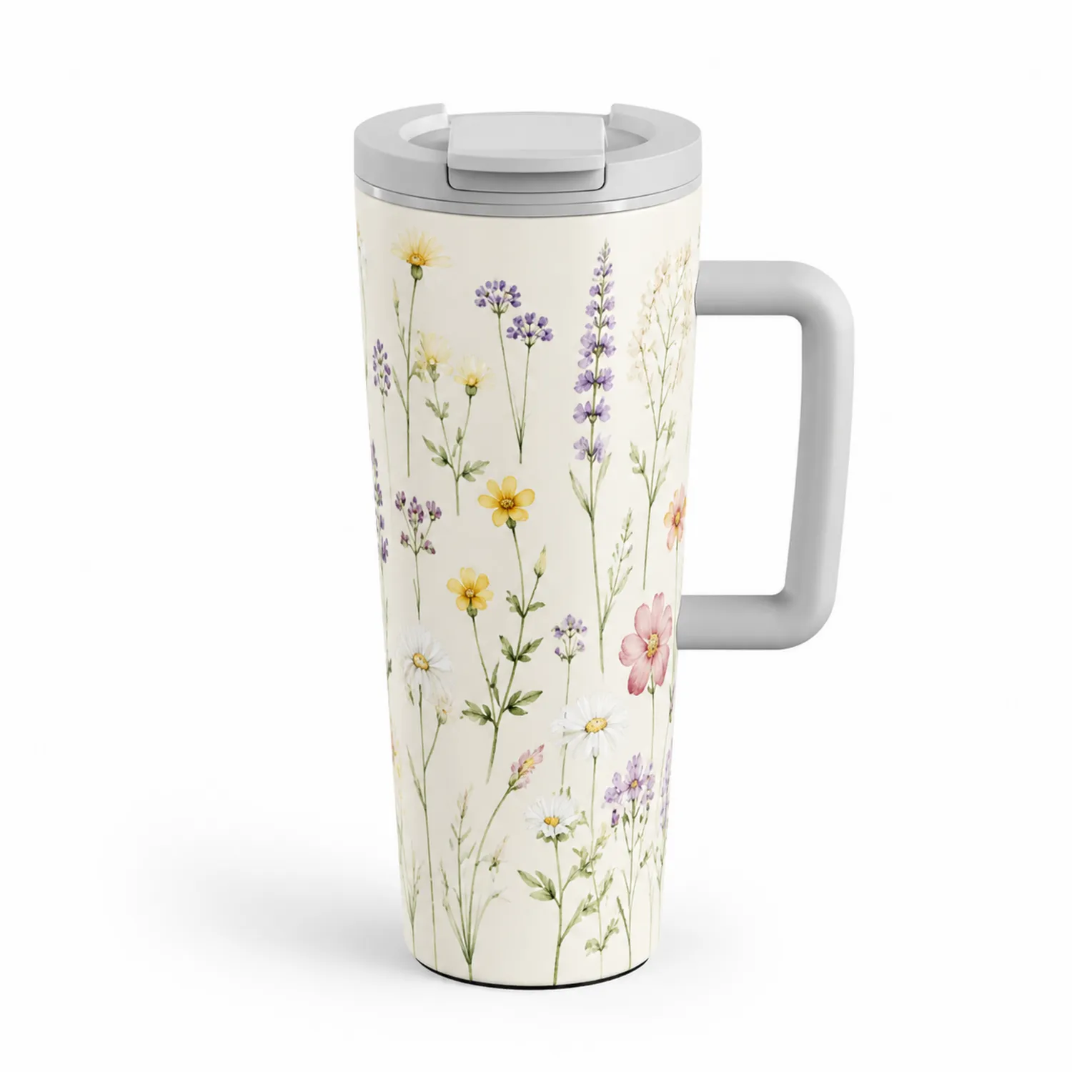 Thermobecher mit Blumenmuster 450 ml Blumenliebhaber-Qiralume