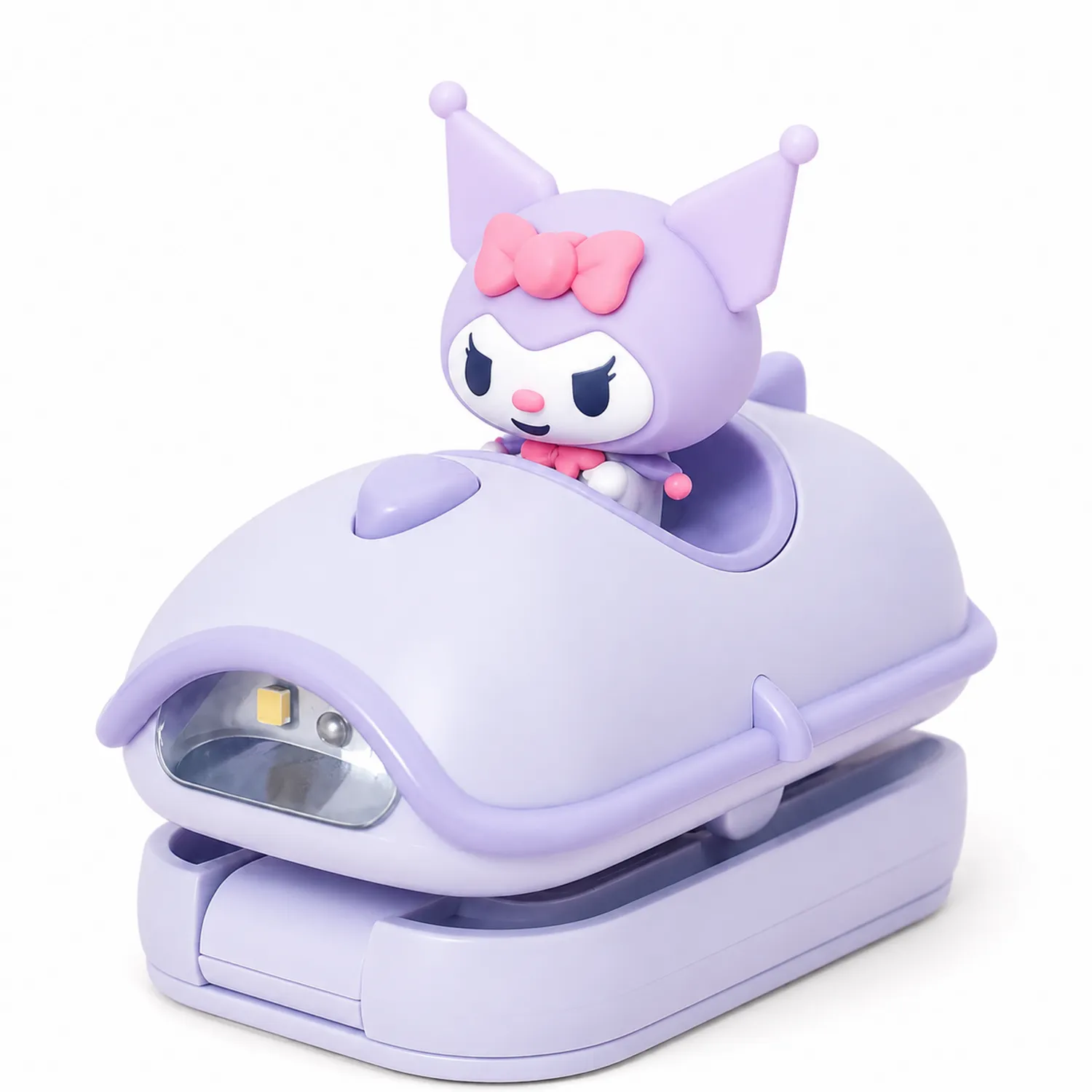 Luz de Noche LED Recargable con Personaje Animado Lila