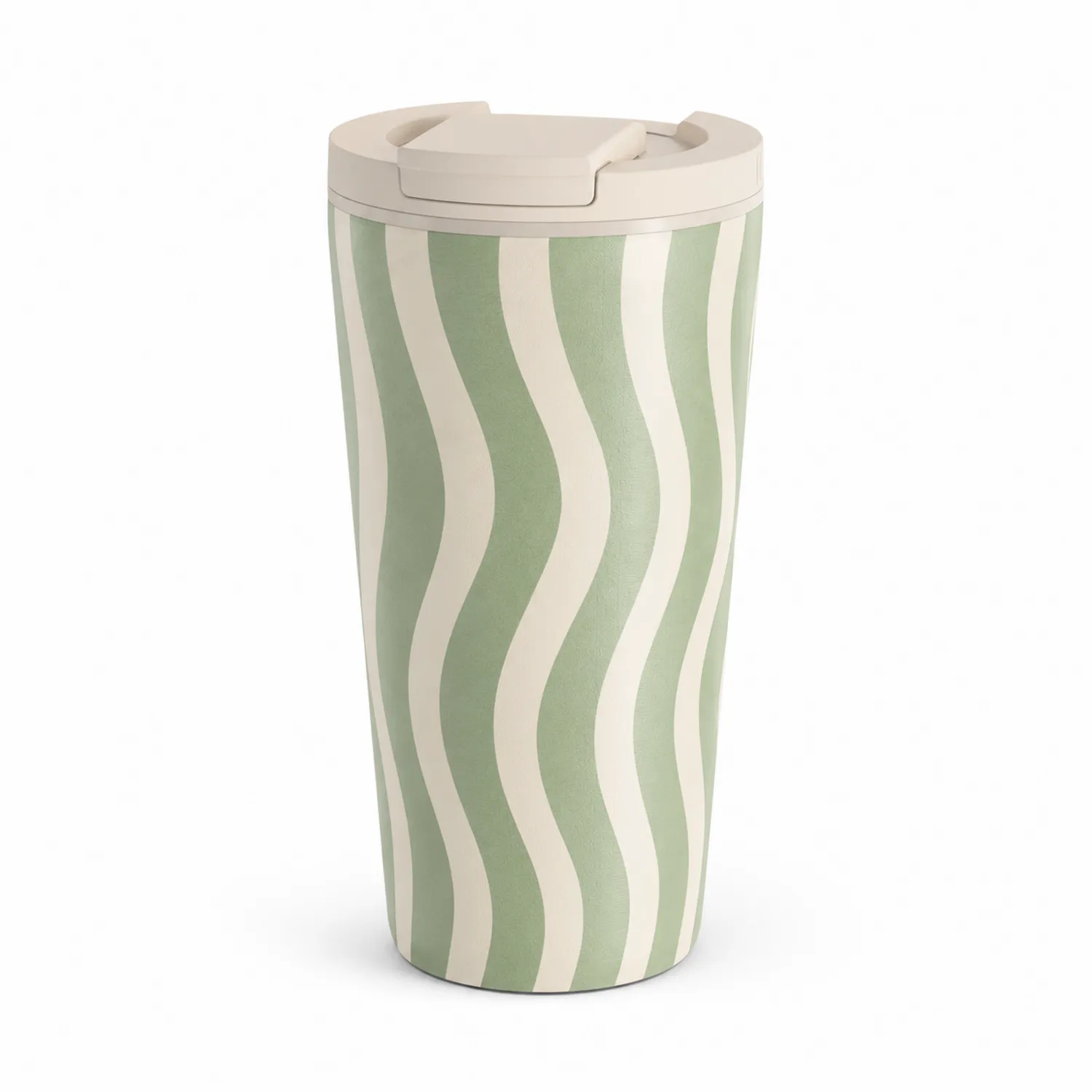 Vaso Térmico Verde Ondulado 450ml