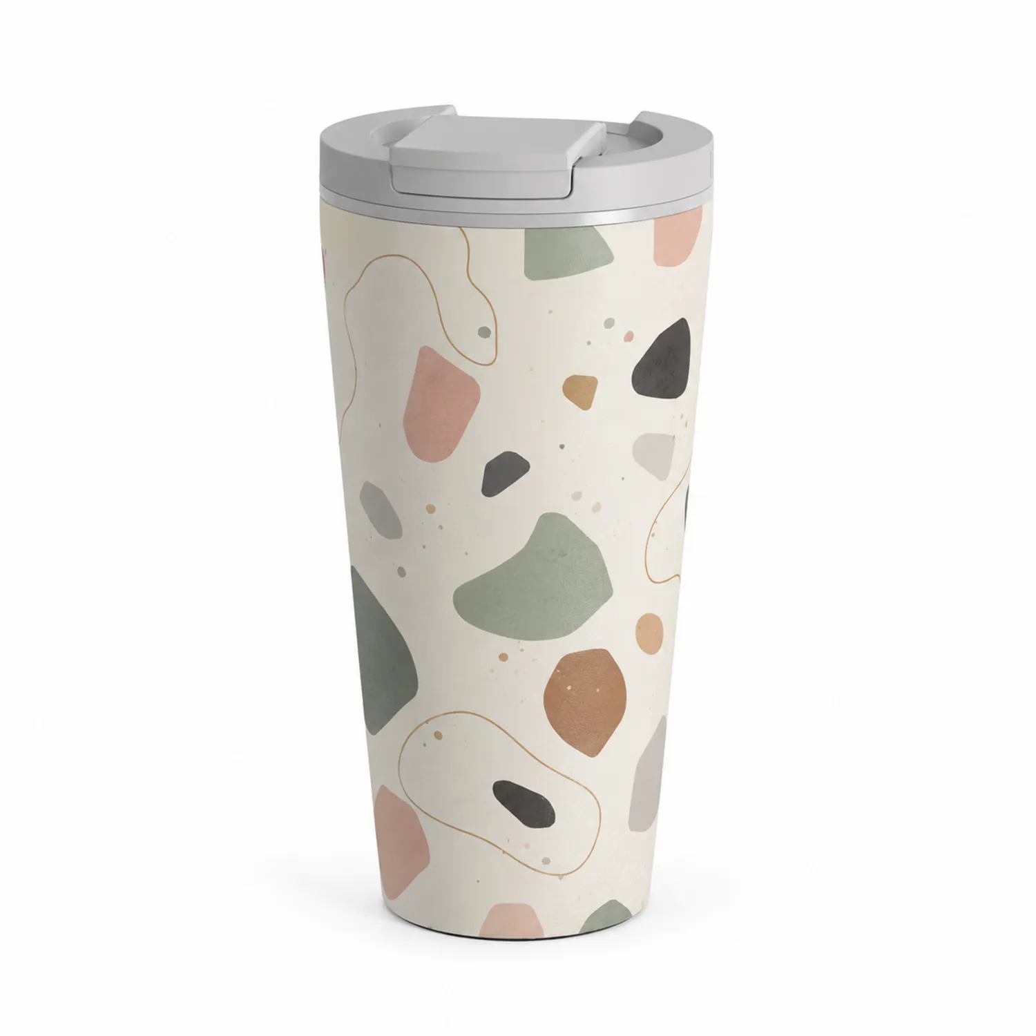 Vaso Térmico de Terrazzo en Colores Pastel 500ml