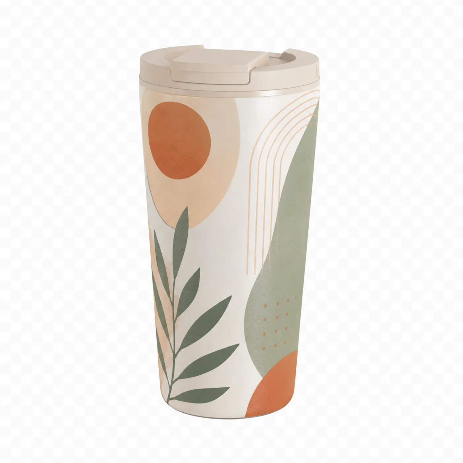Taza Térmica con Diseño Moderno 450ml Multicolor
