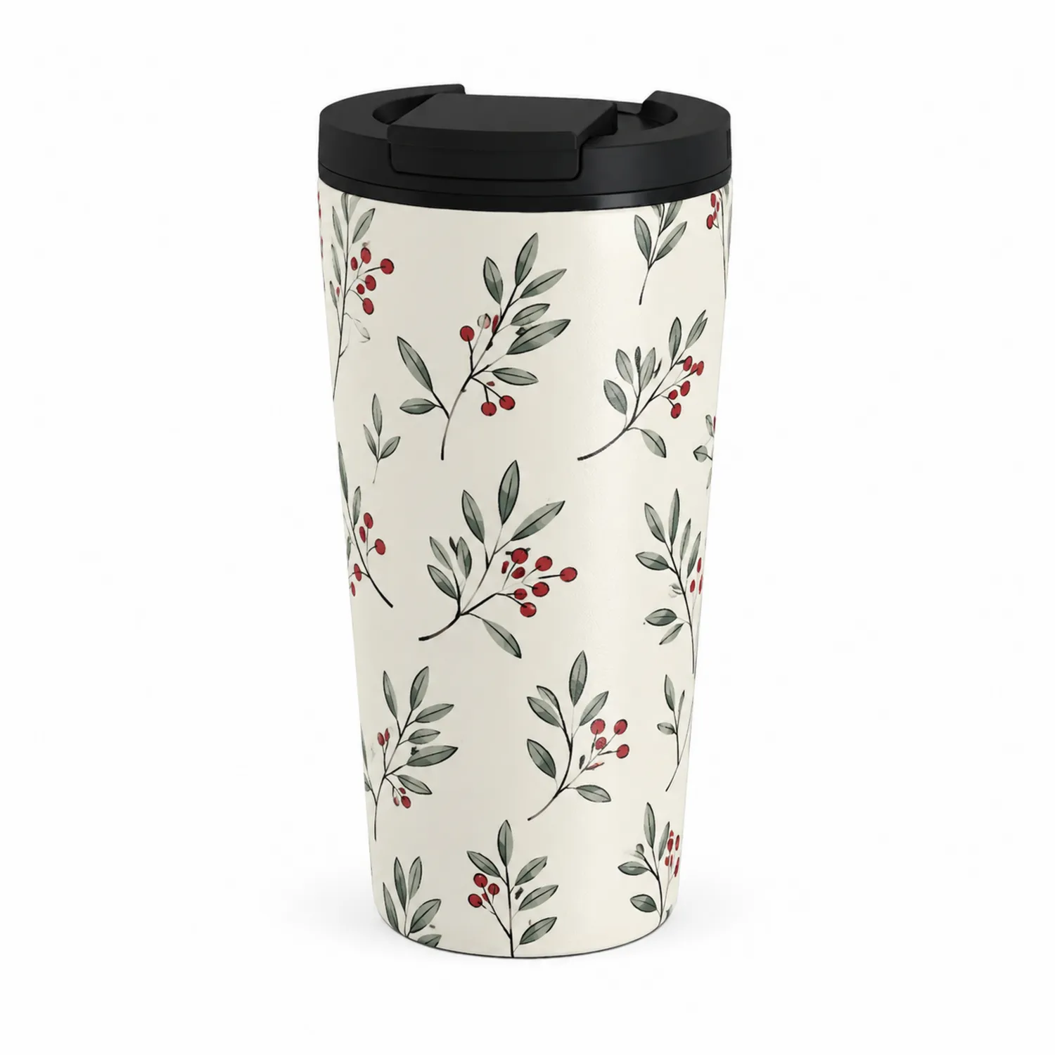 Vaso Térmico de Viaje 450ml Diseño Floral Hermético