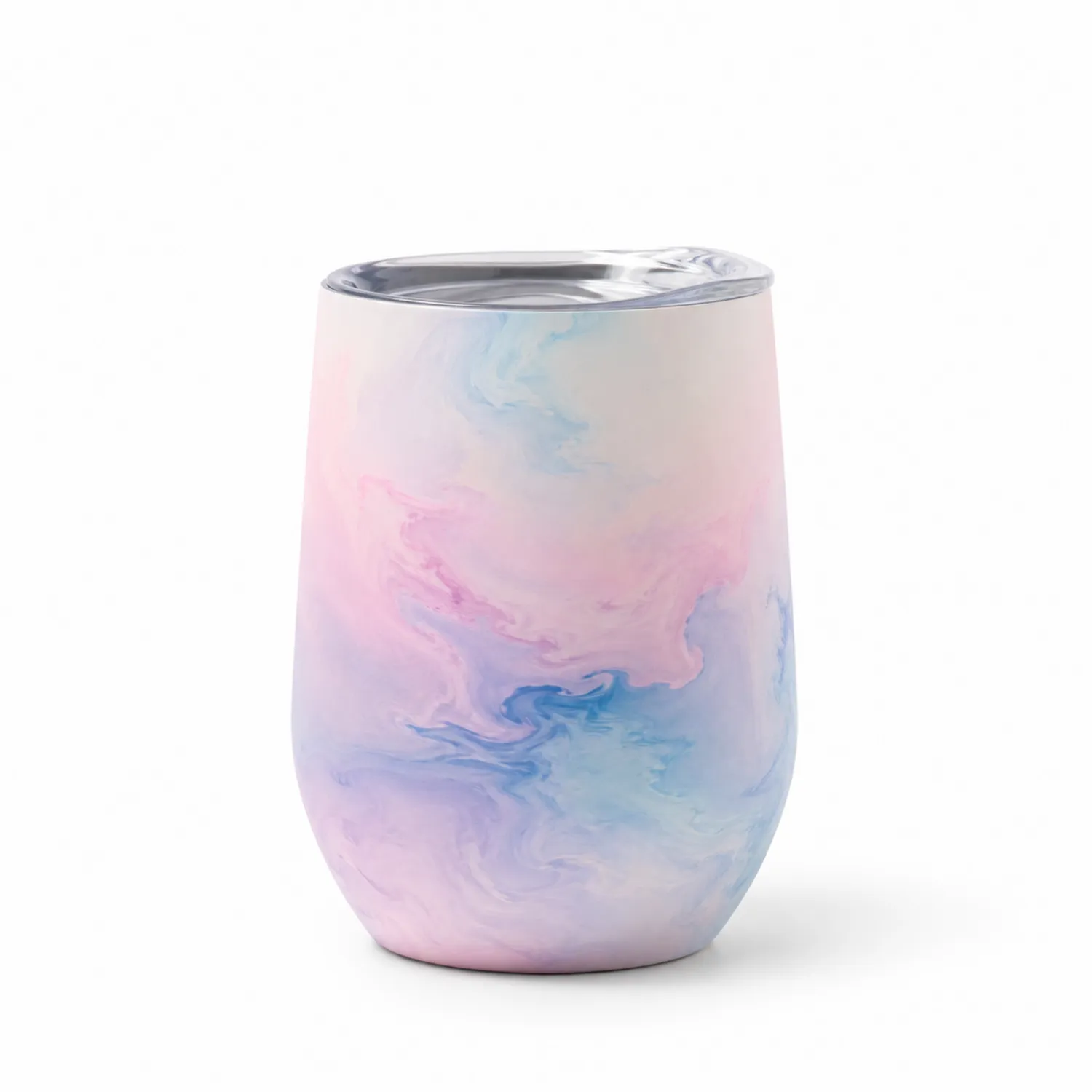 Vaso térmico 350ml diseño mármol colores pastel