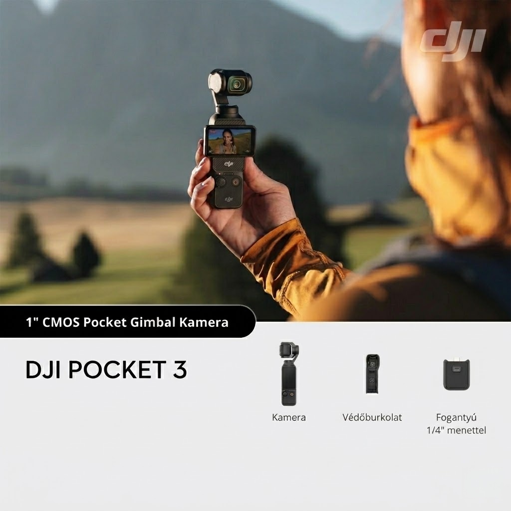 A zsebemben lévő mozi 🎬 Így váltja meg a világot a DJI Pocket 3!