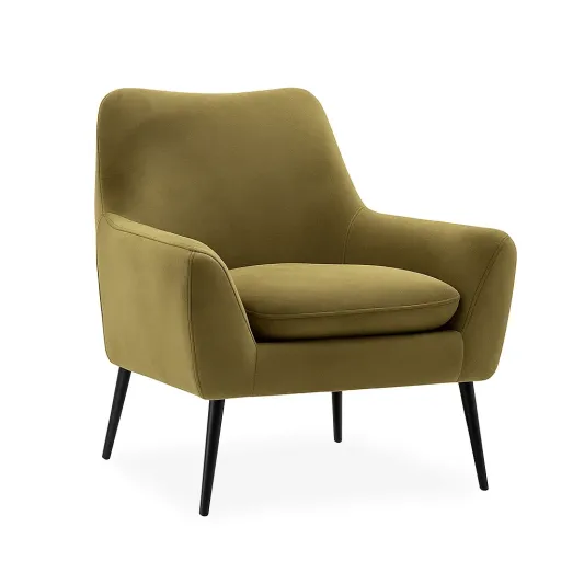 Sessel aus Stoff Olivgrün 80x75x85cm-cozyverta