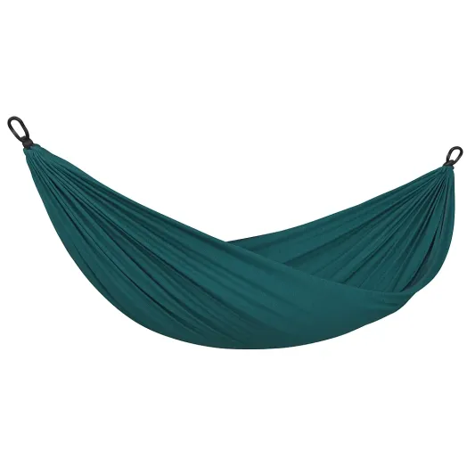 Polyester Hängematte Grün für Draußen 260x140 cm-cozyverta