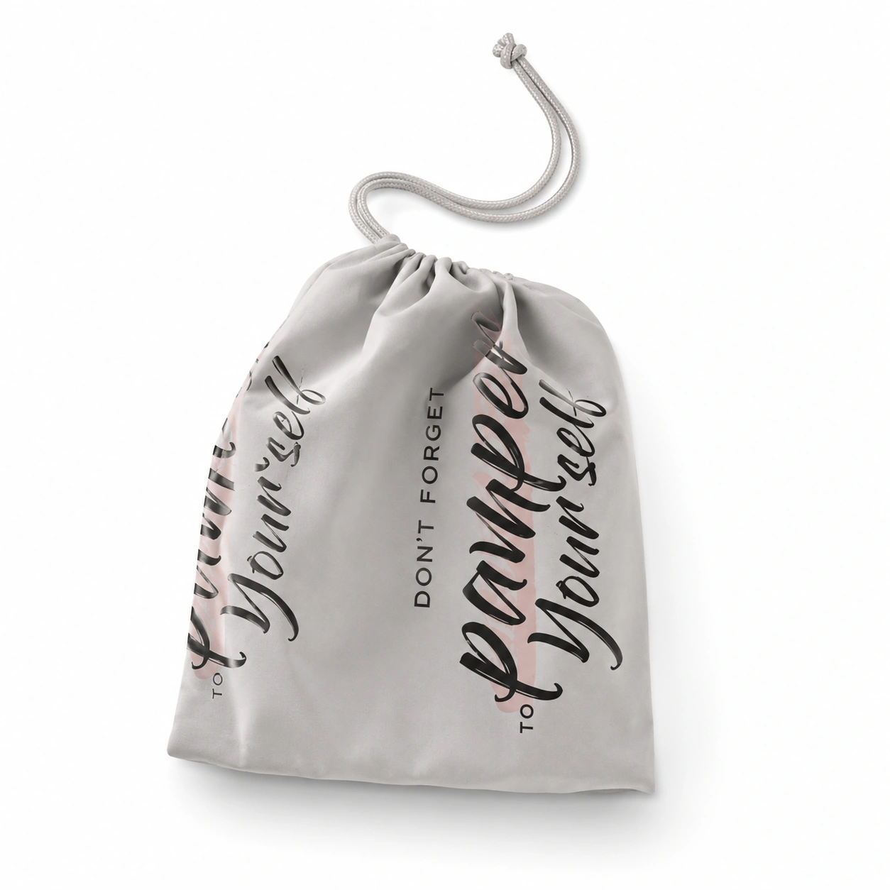 Kordelzug Beutel Schriftdesign-MiranovaHome