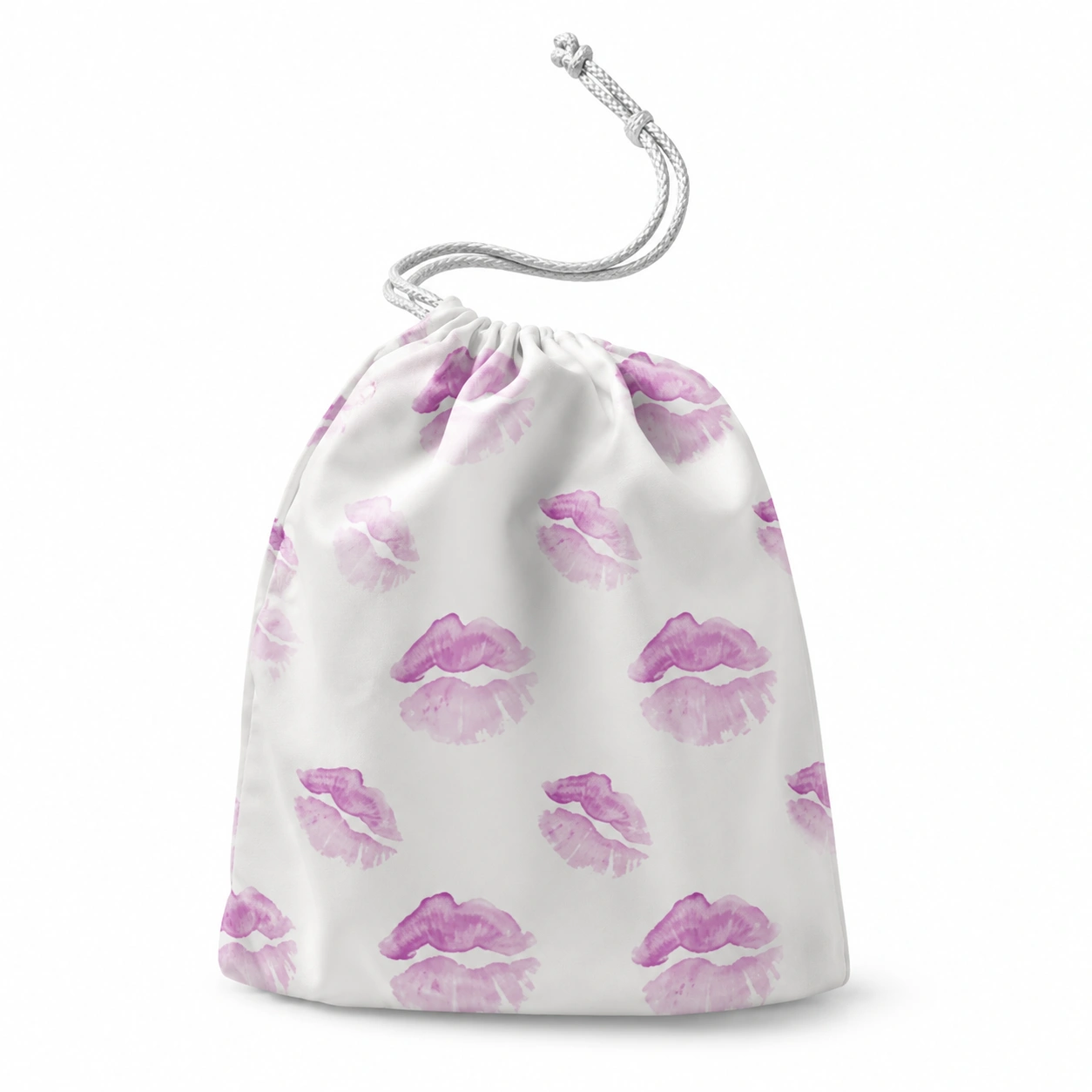 Kordelzug Beutel Lippenmuster-MiranovaHome