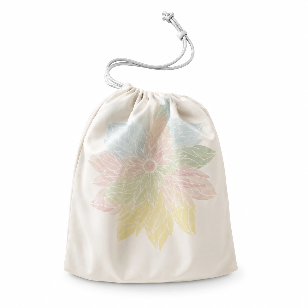Kordelzug Beutel Blumenmotiv-MiranovaHome