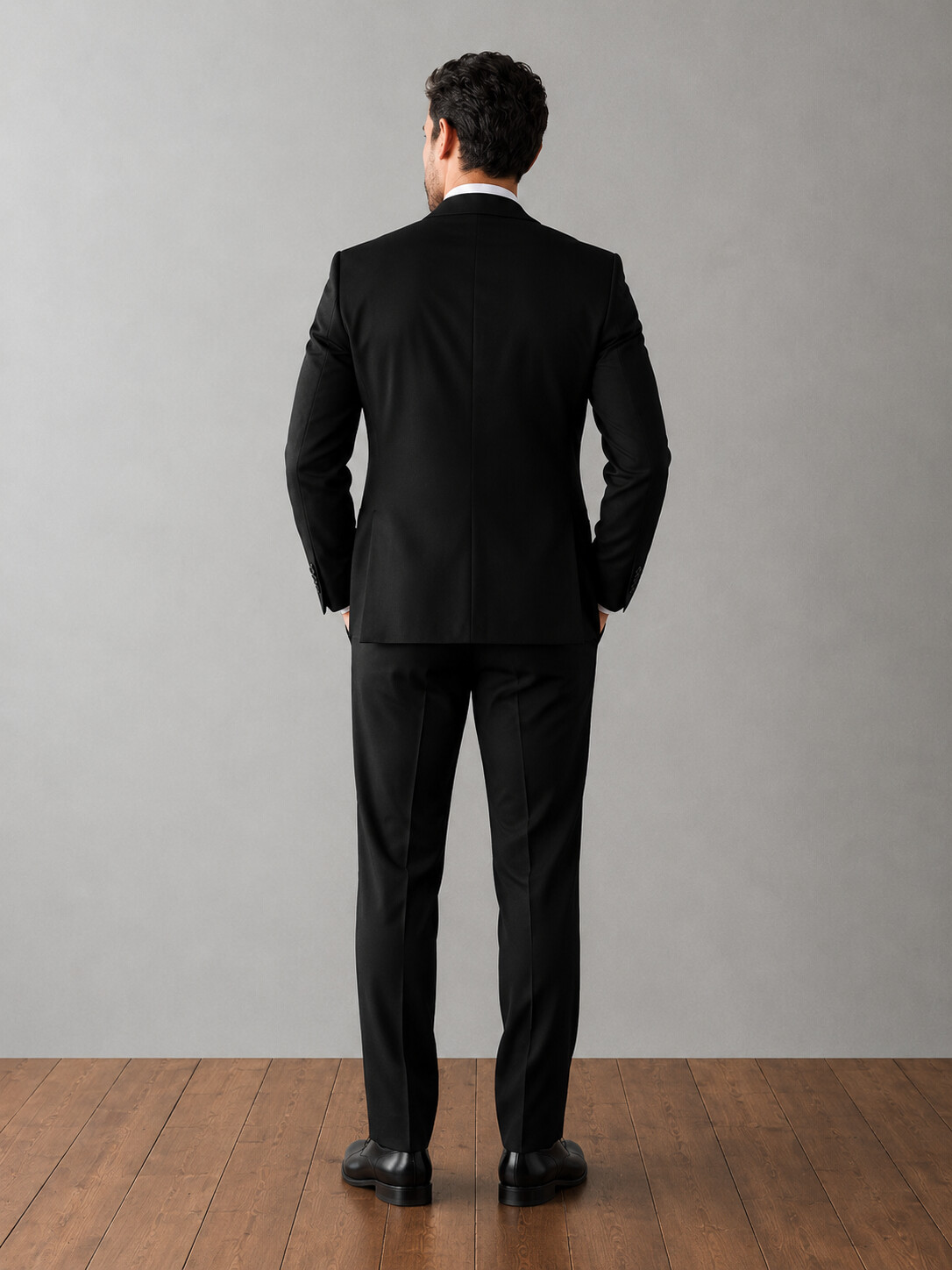 Slim Fit Black Suit