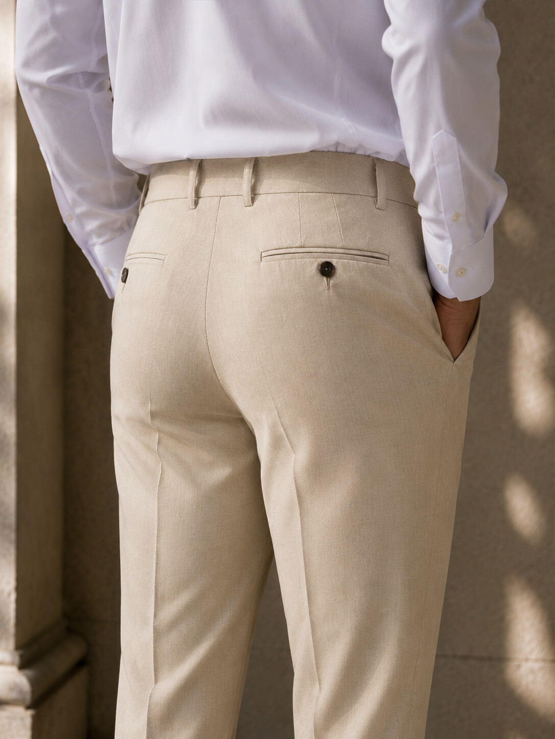 Essential Beige Wool Blend Suit