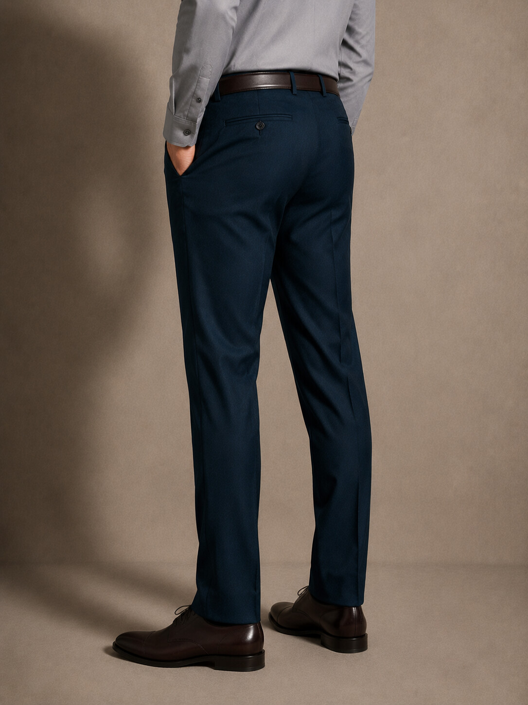 Classic Brown Tailored Suit