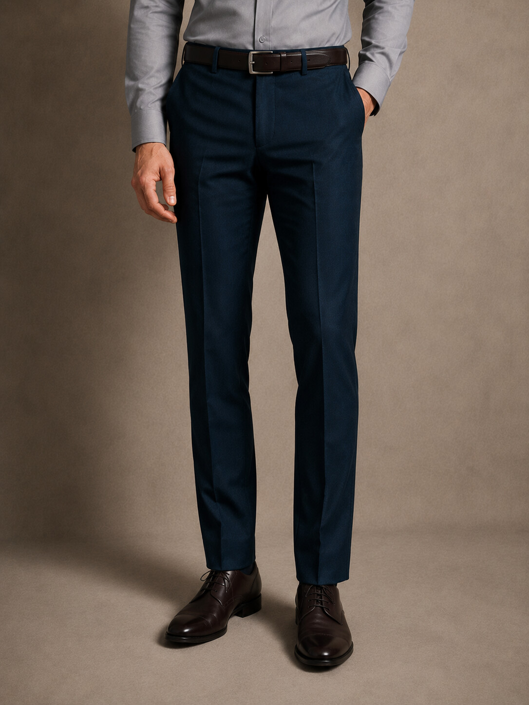 Classic Brown Tailored Suit
