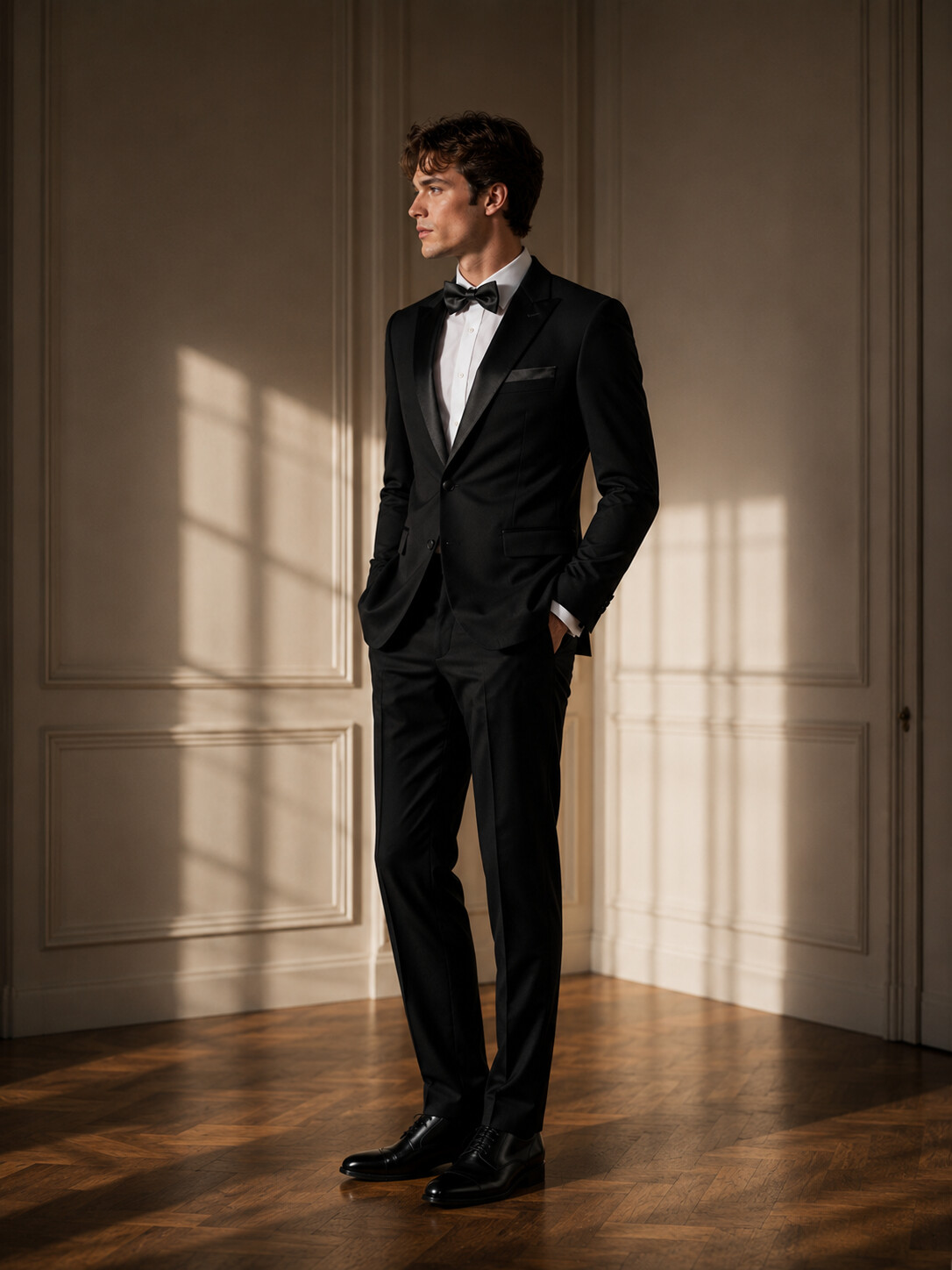 Lyocell Blend Black Tuxedo