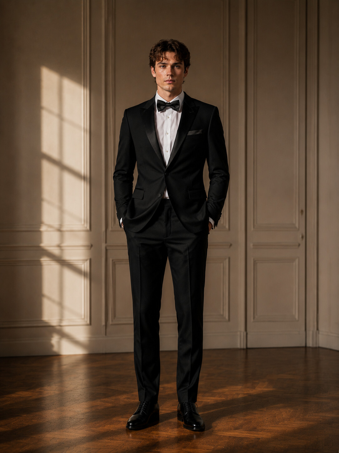 Lyocell Blend Black Tuxedo