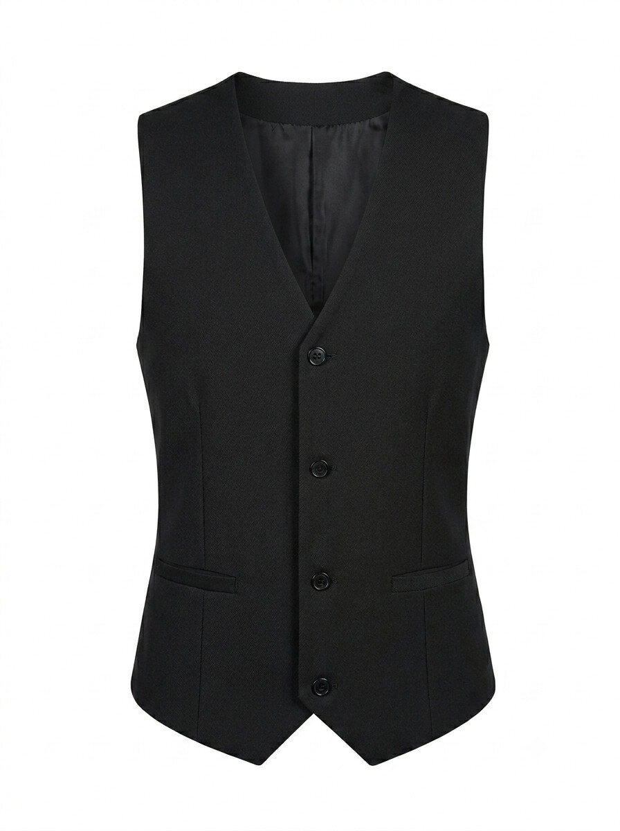 Modern Fit Black Lapel Tuxedo