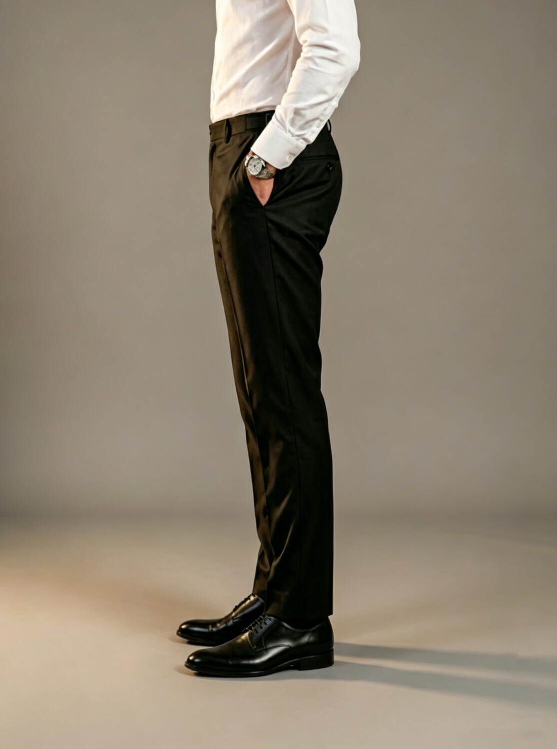 Modern Fit Black Lapel Tuxedo
